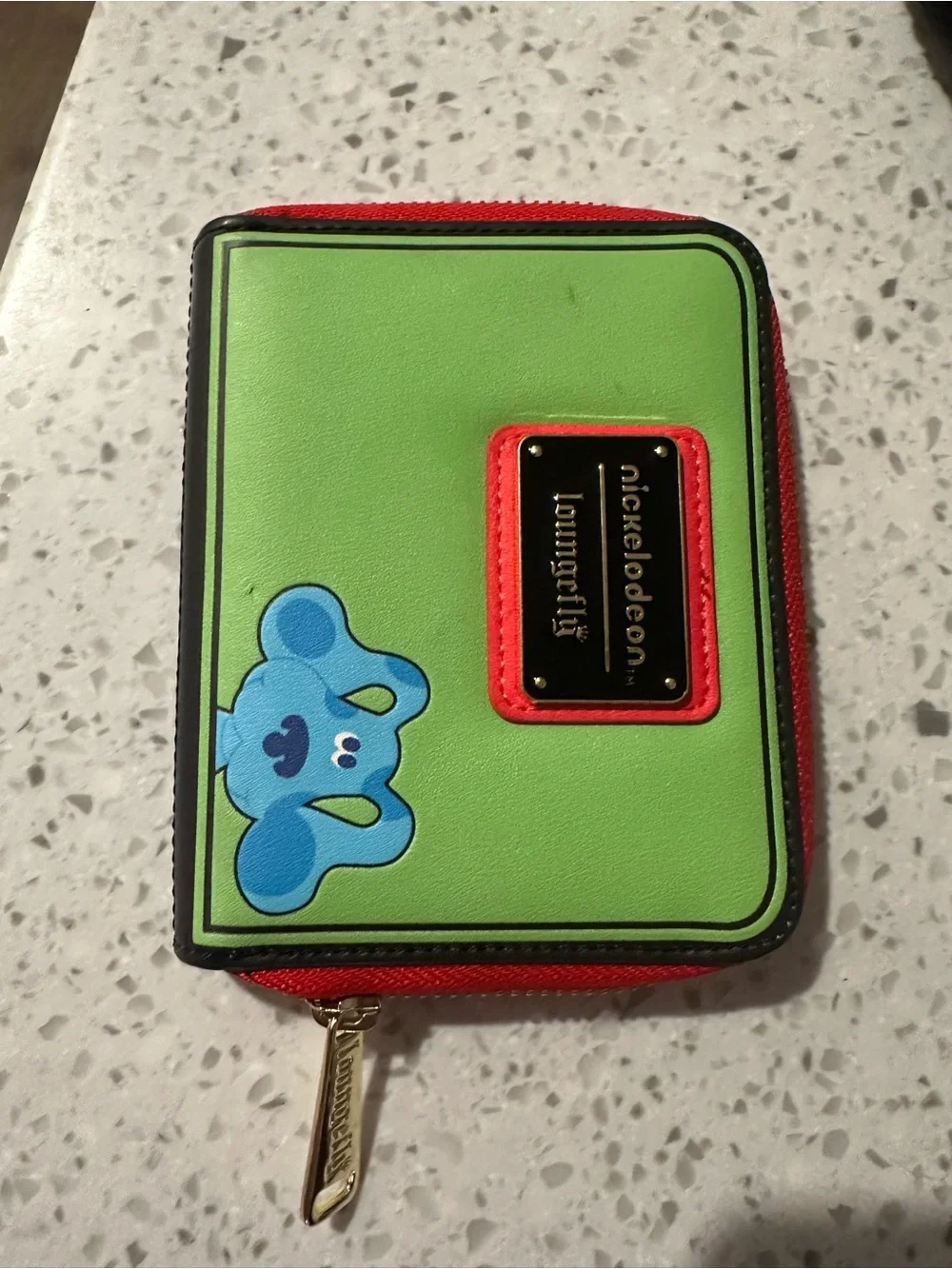 Loungefly Blue's Clues Green and Red Zip Wallet